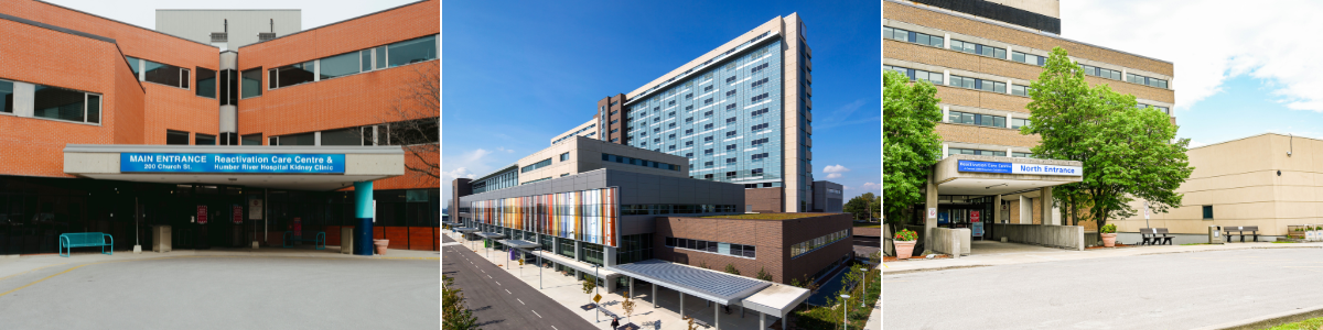 Church Reactivation Care Centre building, Humber River Hosptial Building, Finch Reactivation Care Centre building